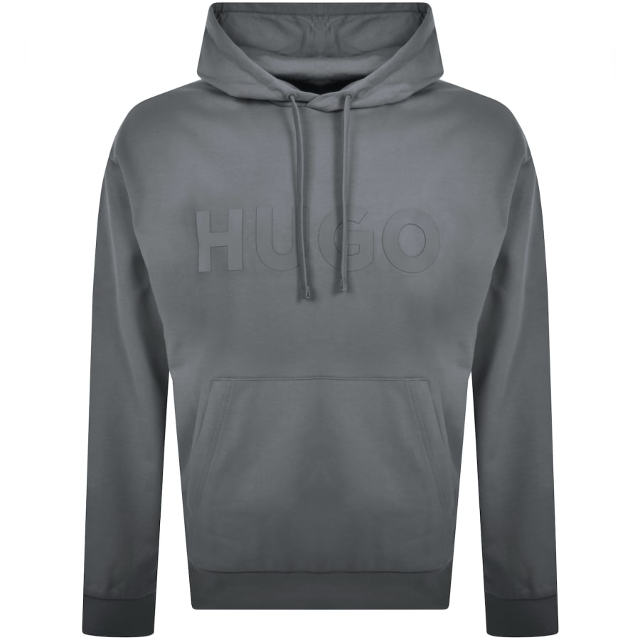 Hugo boss grey hoodie cheap